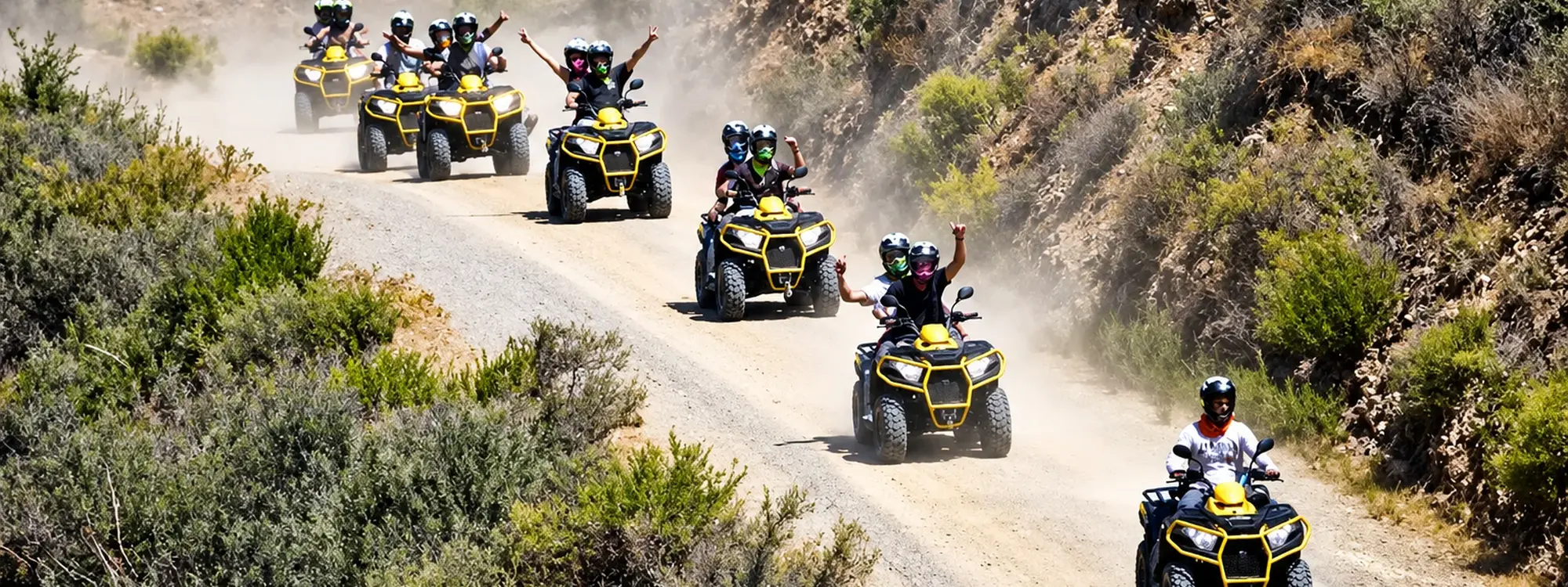 Ruta en quad por la Sierra de Mijas de 2 horas