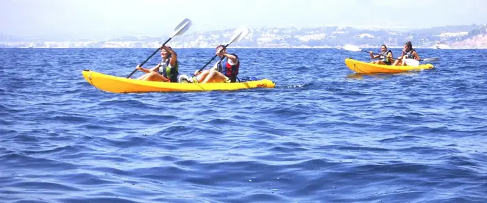 Ruta en kayak por Morro de Toix con visita a Cueva dels Coloms
