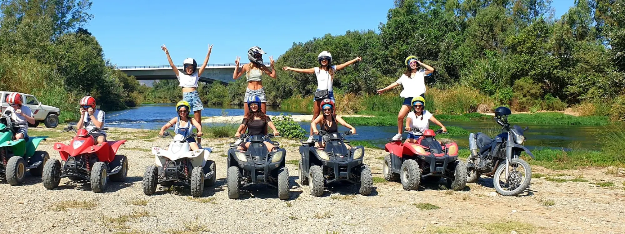 Ruta en quad de 2 horas por el Guadalhorce en Málaga