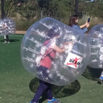 Fútbol burbuja en San Antonio de Benagéber