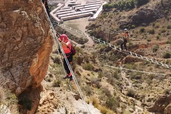 Vía ferrata de Callosa del Segura nivel iniciación-medio (K3)