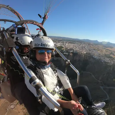 Vuelo en paramotor en Ronda con vistas a la Serranía