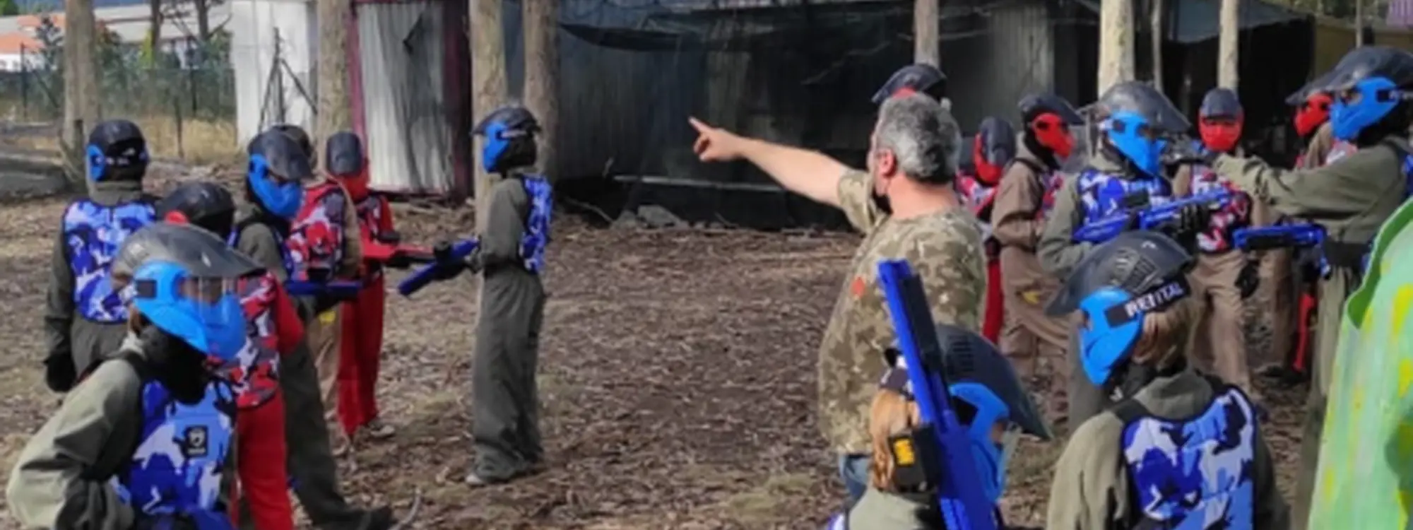 Paintball infantil en A Zapateira