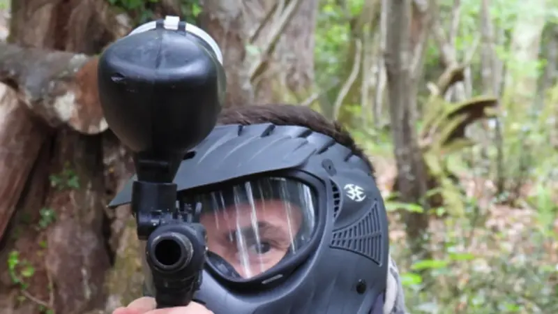 Paintball infantil y adulto en pleno bosque en Villaviciosa, Asturias