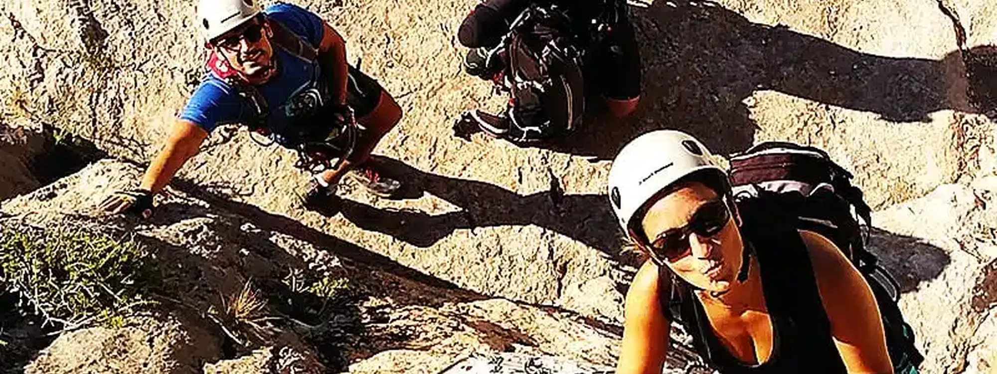 Curso de vía ferrata en Alicante (El Albir)