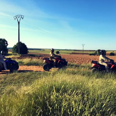 Rutas guiadas en Quad por los mejores paisajes de Fresno de la Fuente en Segovia