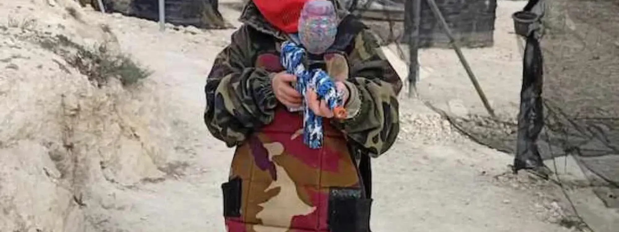 Paintball infantil con bolas ilimitadas y zona de picnic en Alicante