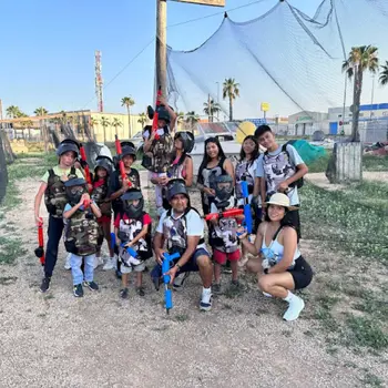 Gelball con bolas de gel ilimitadas y zona de picnic en Alicante