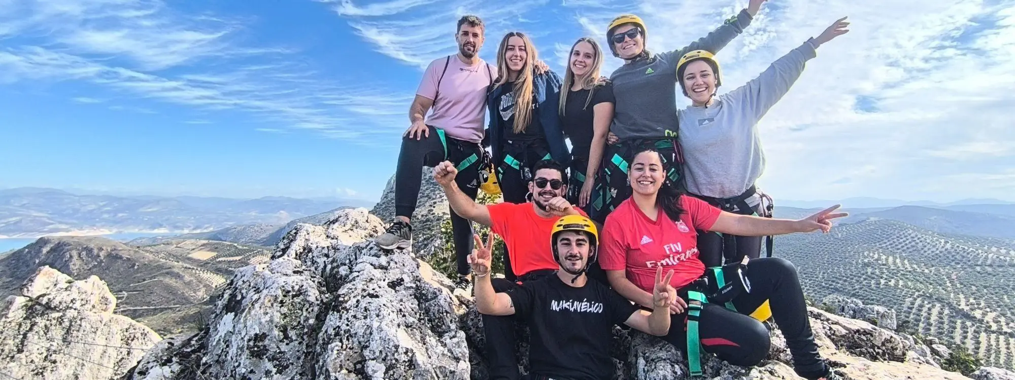 Vía ferrata de Archidona K3 de nivel medio-bajo en la Sierra de Gracia