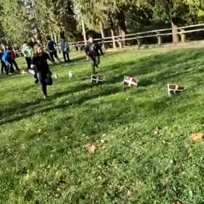 Herri Kirolak en el Monte Ulia y en Ametzagaña cerca de San Sebastián
