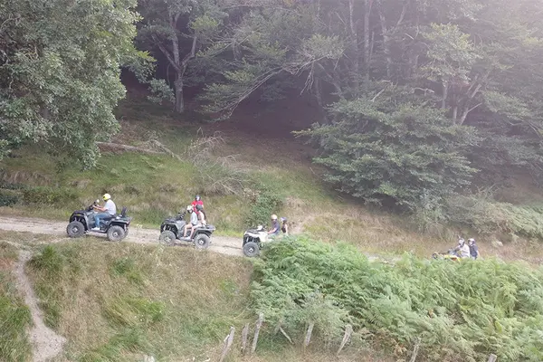Ruta en quad en el Valle de Ultzama y el Puerto de Belate desde Arraitz-Orkin, Navarra