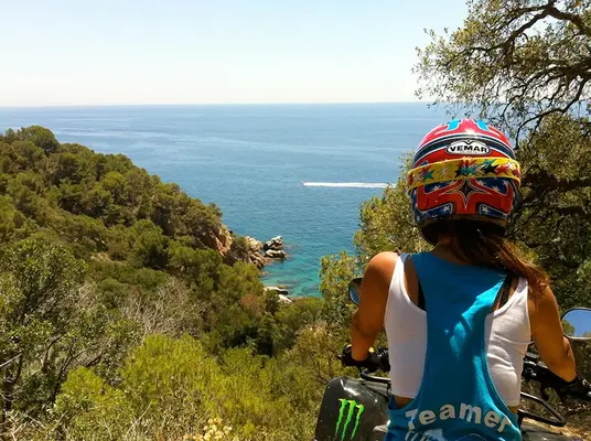 Ruta en quad a Cala Morisca desde Lloret de Mar