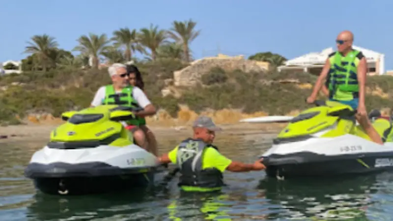 Ruta en moto de agua de Guardamar a Torrevieja y Santa Pola