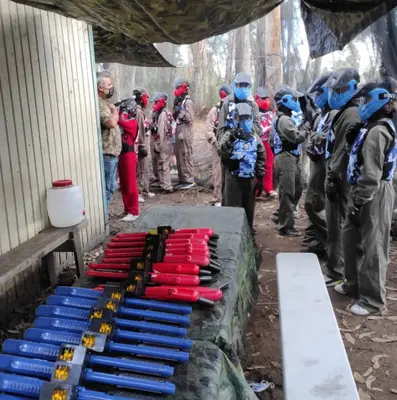 Paintball infantil en A Zapateira