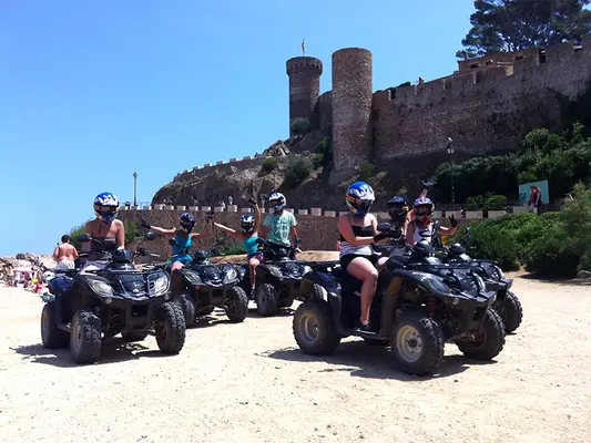 Ruta en quad al castillo de Tossa de Mar desde Lloret