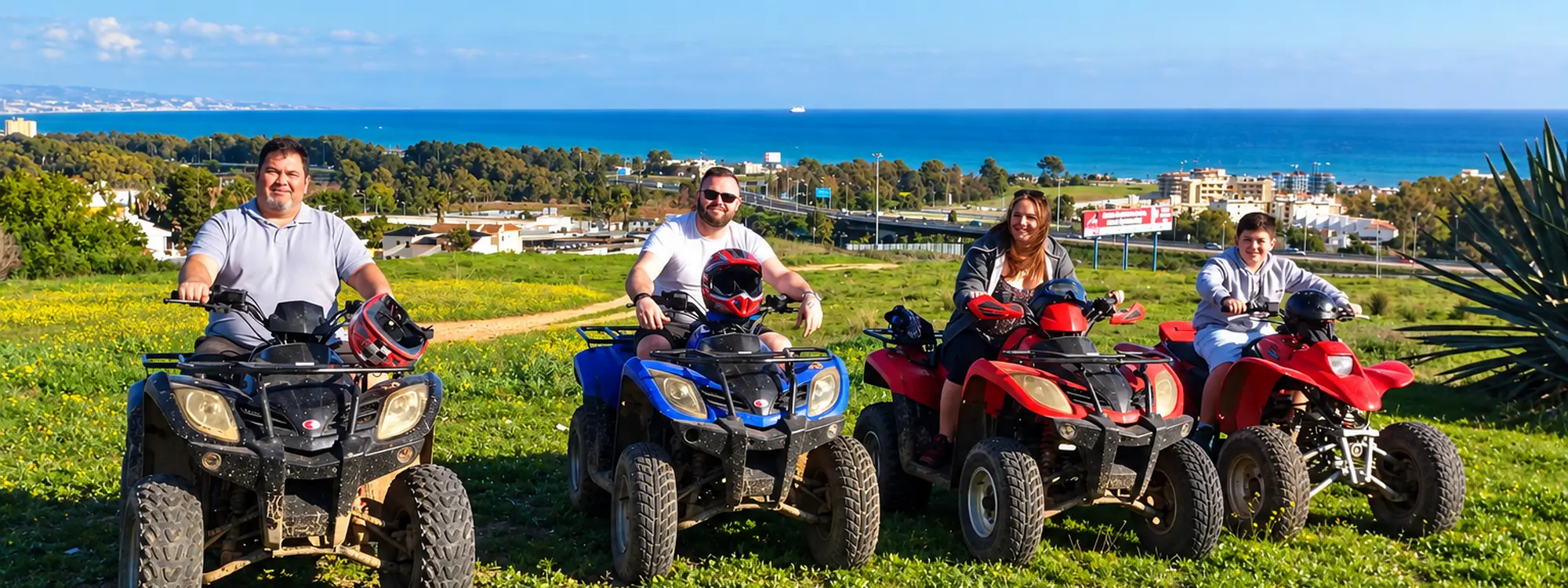 Ruta en quad de 2 horas por el Guadalhorce en Málaga