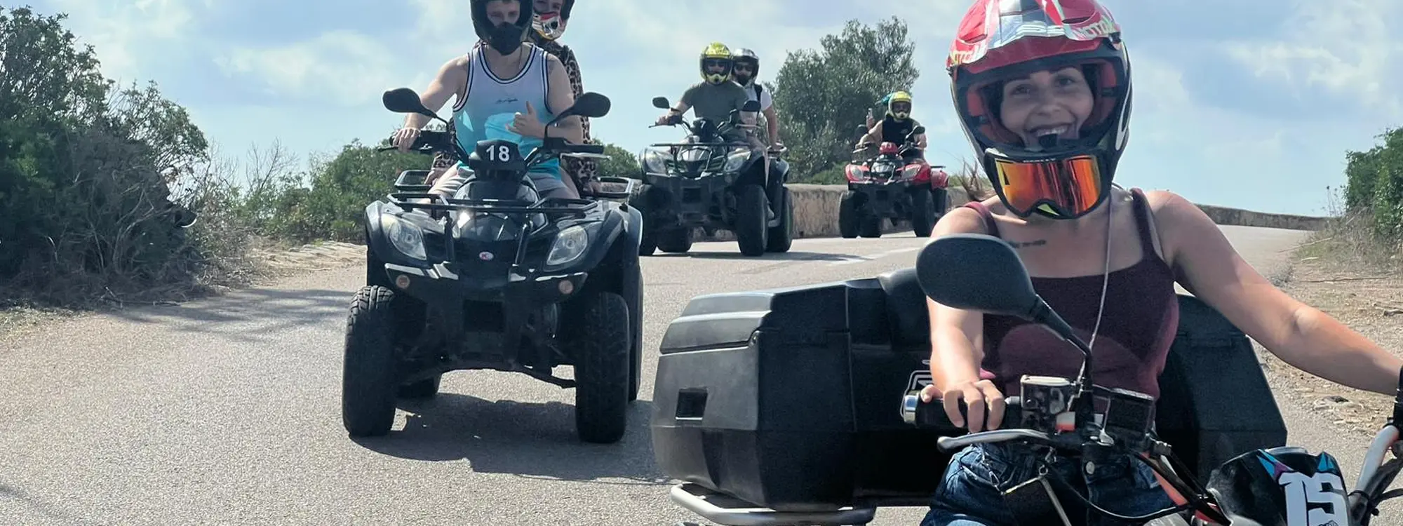 Ruta en quad desde El Arenal con baño en Son Verí