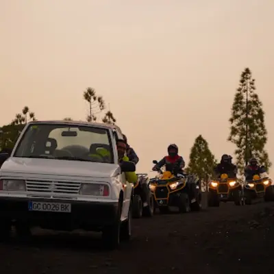 Ruta en quad entre bosques por el lado más emocionante del Teide