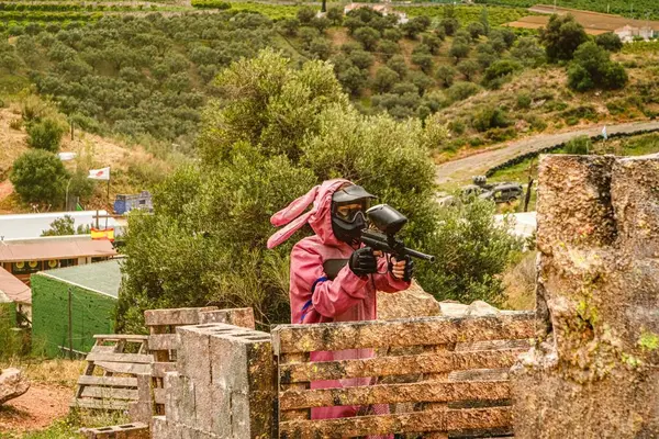 Paintball adulto con opción de barbacoa o paella en Campanillas