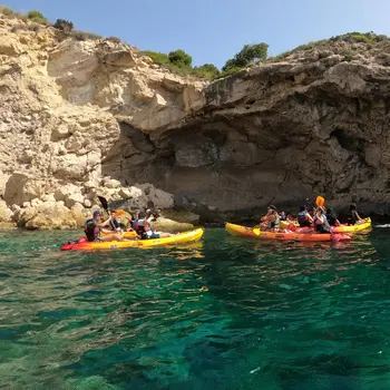 Ruta en kayak por las calas de Villajoyosa desde Playa del Torres