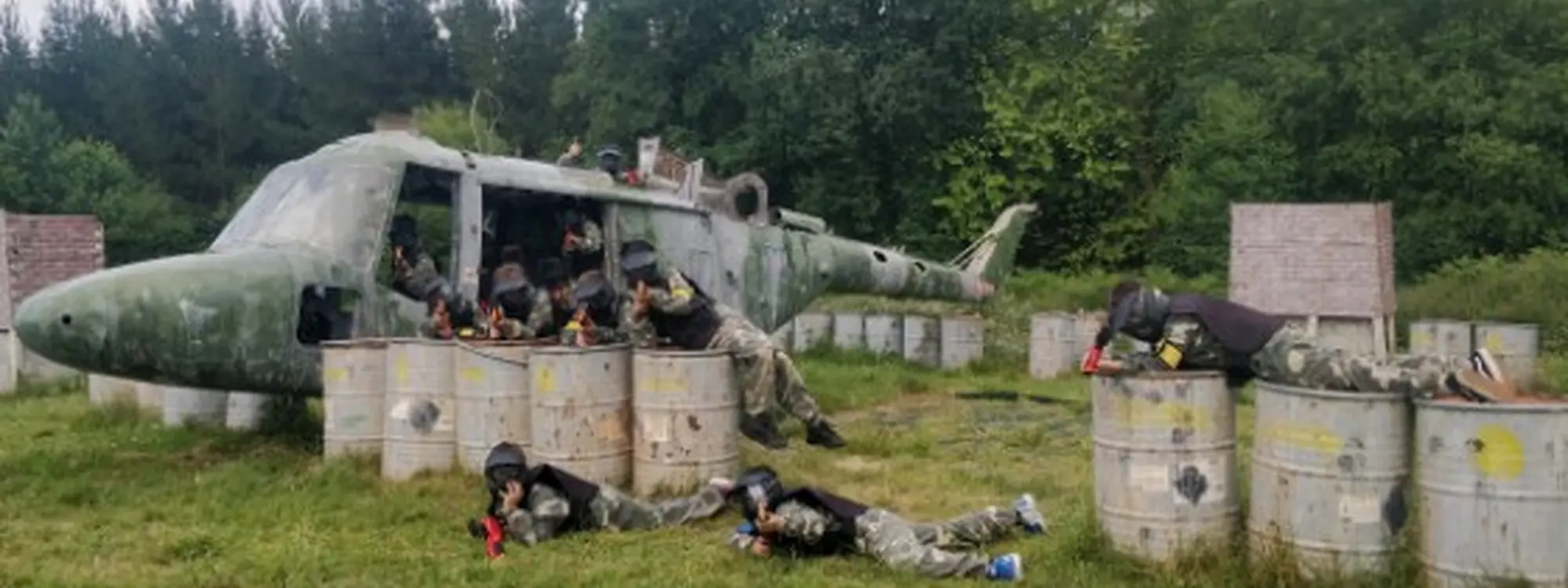 Paintball infantil en Amorebieta cerca de Bilbao