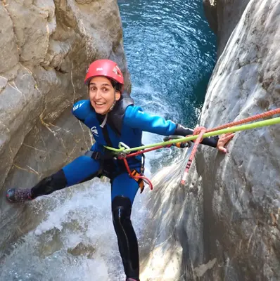Barranco Gorgol de iniciación en el Valle de Tena