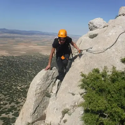 Vía ferrata Peña Palomera desde Torremocha del Jiloca, Teruel