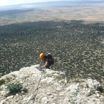 Vía ferrata La Bárbara desde Montalbán, Teruel