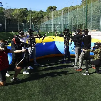 Sesión de Archery Tag desde Horta-Guinardó, Barcelona