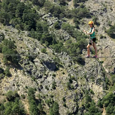 Vía Ferrata La Mocha de nivel K2-K3 desde La Iruela, Jaén
