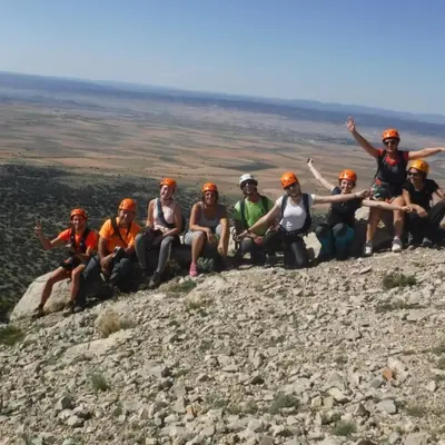 Vía ferrata Peña Palomera desde Torremocha del Jiloca, Teruel