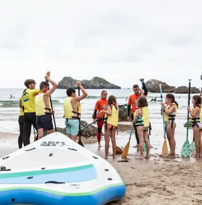Tour en Big SUP en Llanes: diversión en grupo sobre el agua