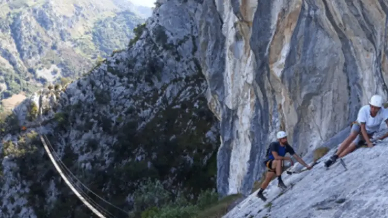 Vía Ferrata de La Hermida en Cantabria