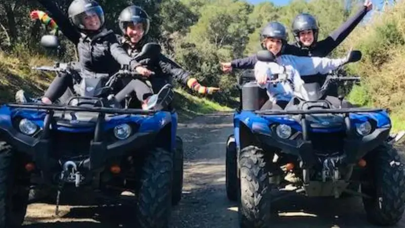 Excursión en quad biplaza por el Parque Natural del Montnegre desde Santa Susanna