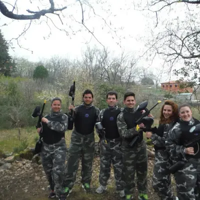 Paintball adulto en Losar de la Vera en Cáceres