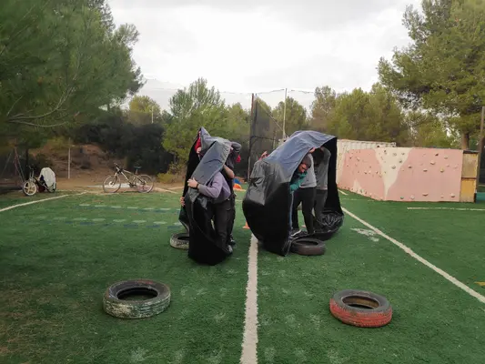 Circuito de humor amarillo infantil en Estivella