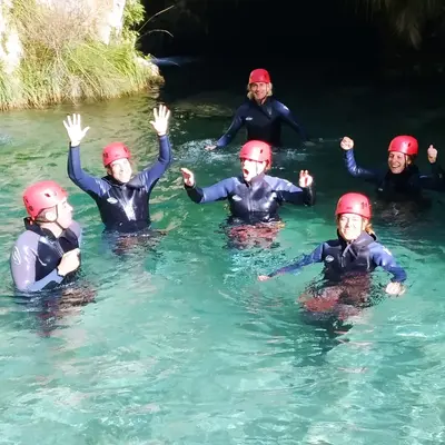 Barranquismo integral en Río Verde desde Ótiva, Granada