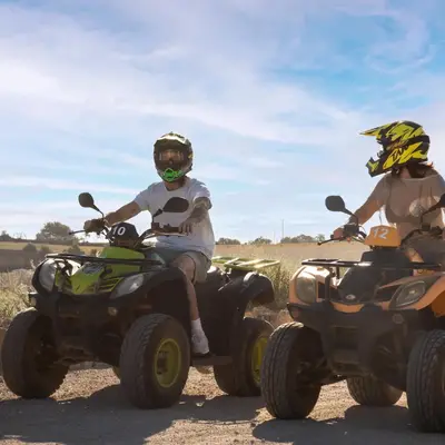 Ruta en Quad con chapuzón en una preciosa cala incluido desde el Arenal, Mallorca