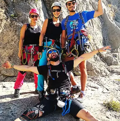 Vía ferrata de Villena nivel iniciación (K2)