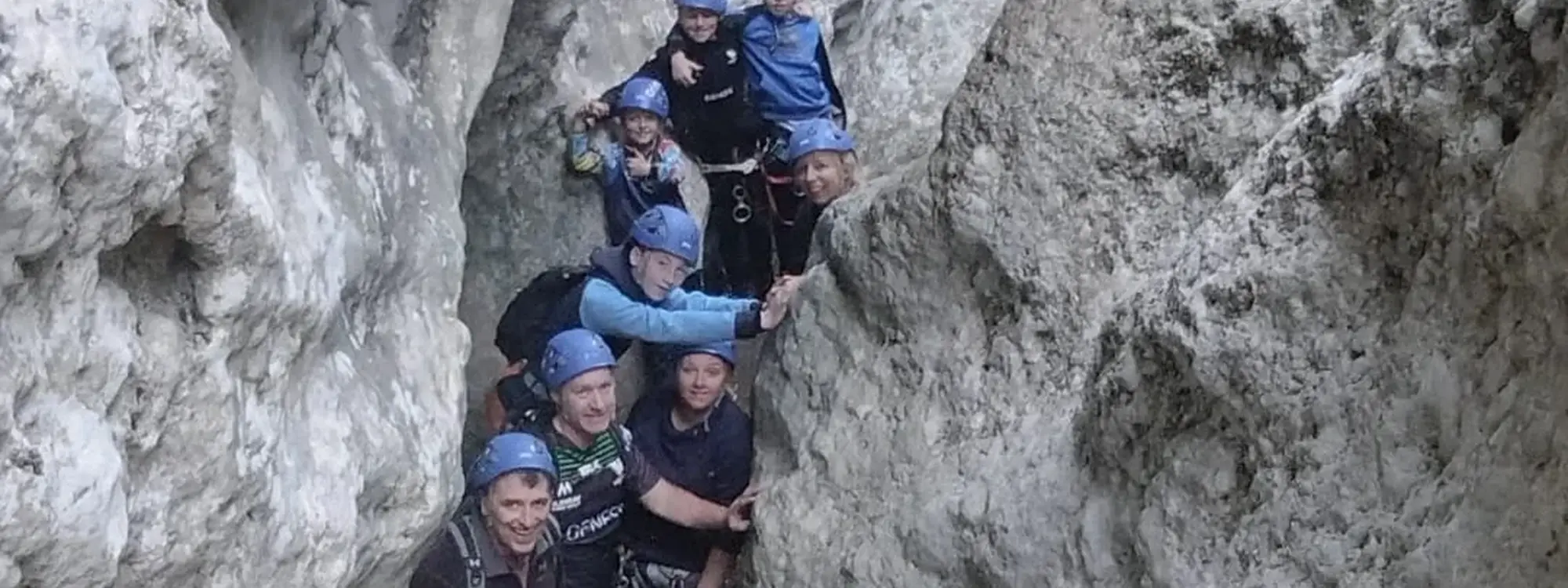 Barranquismo nivel iniciación en el Barranco de Cucales desde Planes