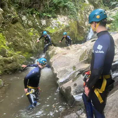 Descenso de Barranco en el río Navedo en Cantabria