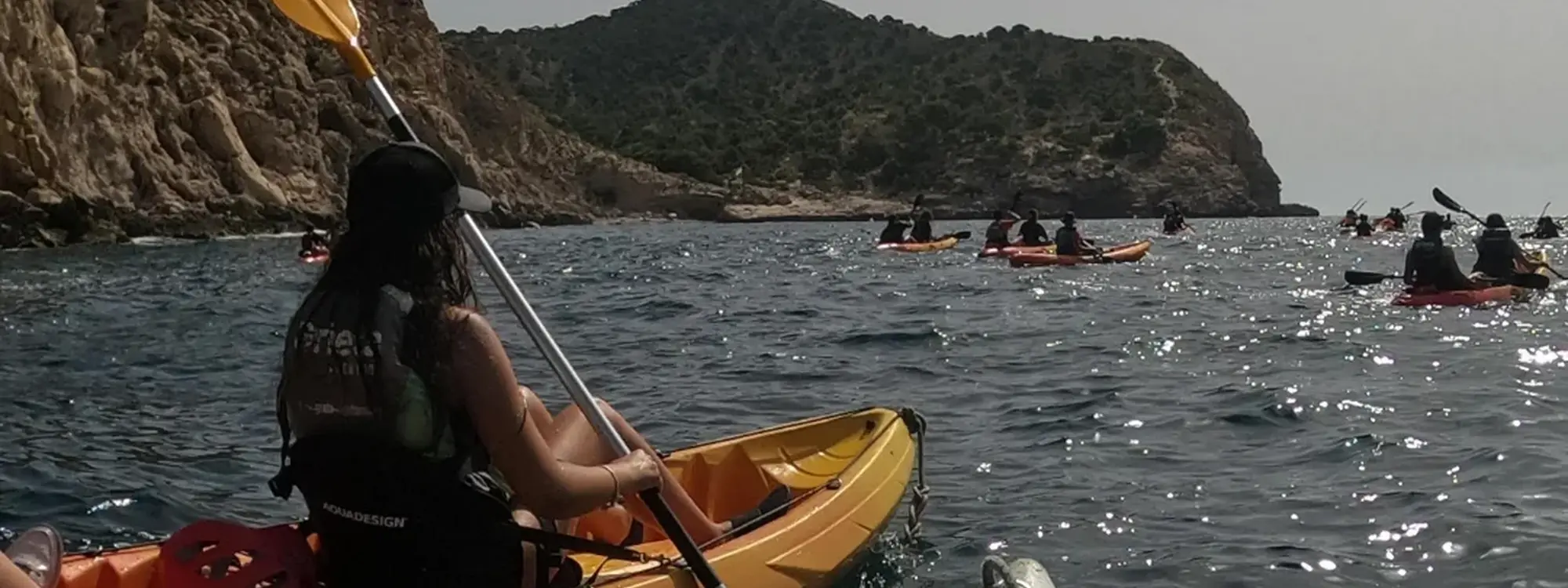 Ruta en kayak por las calas de Villajoyosa desde Playa del Torres