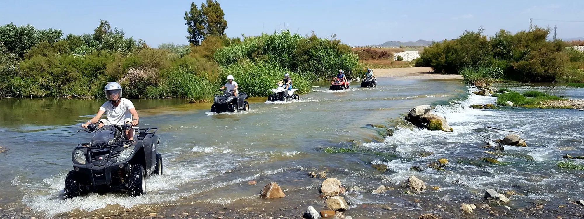 Ruta en quad de 2 horas por el Guadalhorce en Málaga