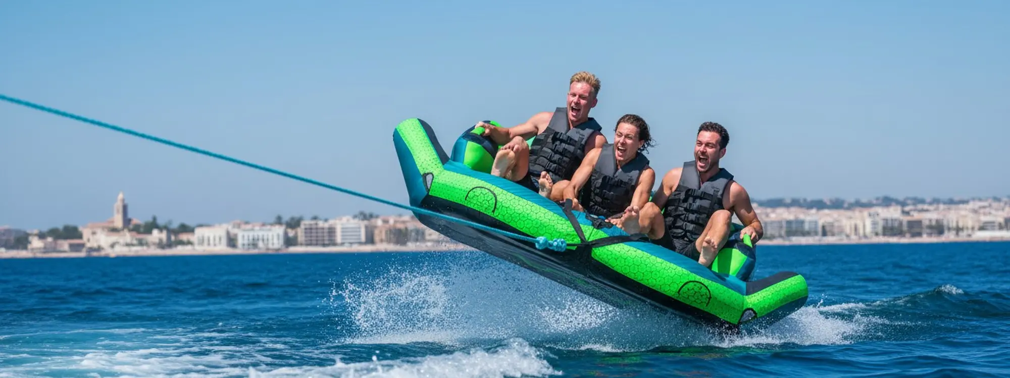 Crazy Donut en Sitges – Máxima Adrenalina