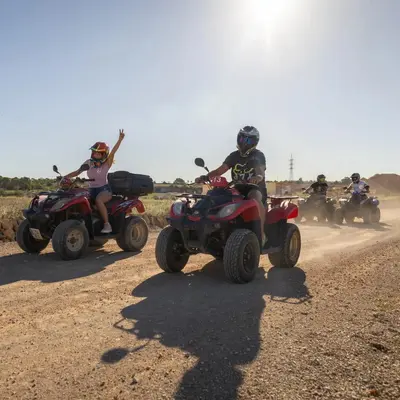 Ruta en Quad con chapuzón en una preciosa cala incluido desde el Arenal, Mallorca