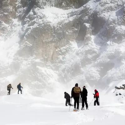 Rutas públicas de raquetas de nieve en Picos de Europa