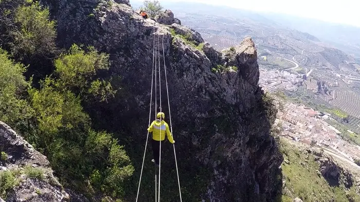 Vía ferrata de Archidona K3 de nivel medio-bajo en la Sierra de Gracia