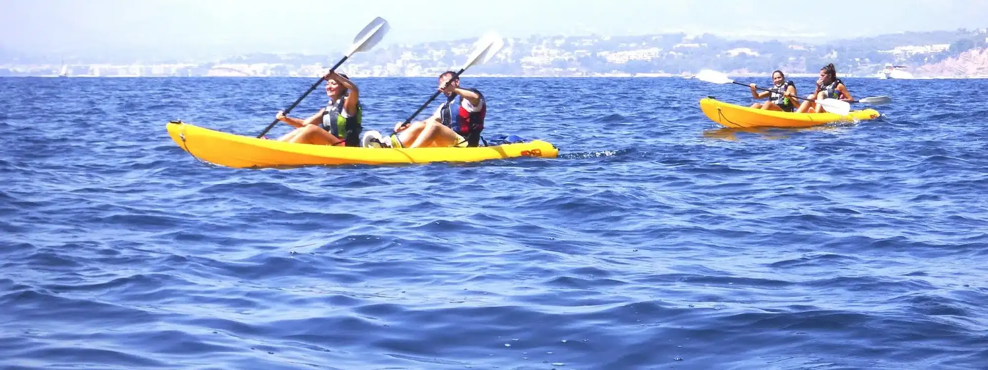 Ruta en kayak por Morro de Toix con visita a Cueva dels Coloms