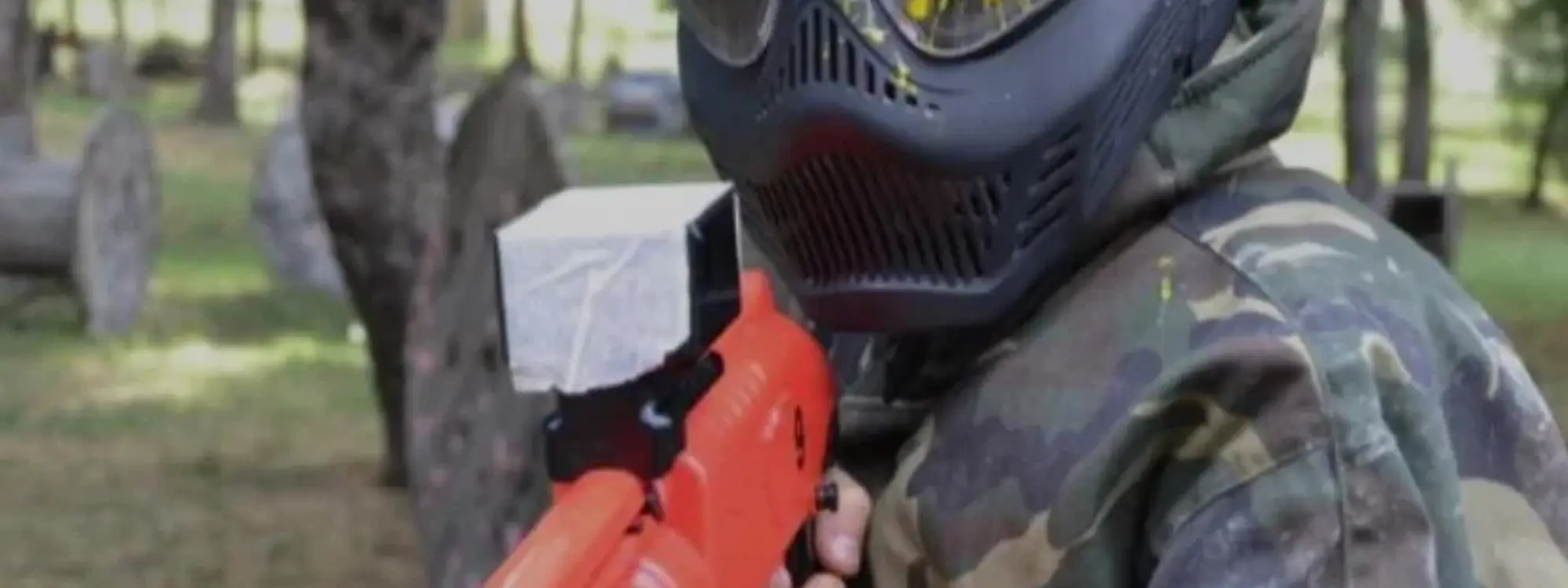 Paintball infantil en Zubieta para niños de 8 a 14 años