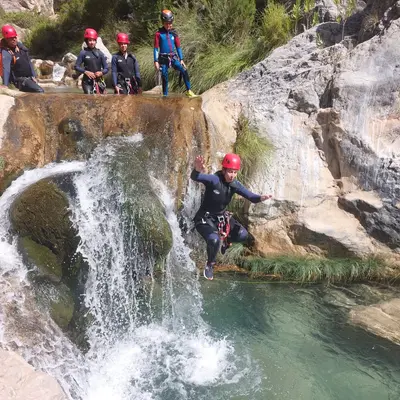 Barranquismo integral en Río Verde desde Ótiva, Granada